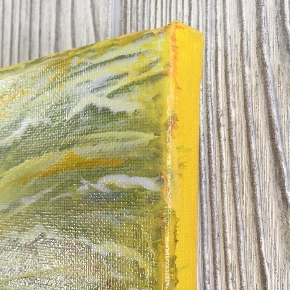 Original Painting Flowers Floral Wall Art on Canvas 20"x16" - Picture 13 of 15